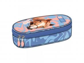 St.Right Romantic Horse ovális tolltartó 23x9,5x6cm