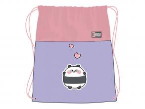 St.Right Happy Panda tornazsák, sportzsák 43x34cm