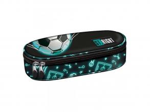 St.Right Neon Football ovális tolltartó PC01 23x9,5x6cm