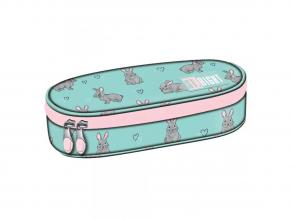 St.Right Grey Rabbit ovális tolltartó PC01 23x9,5x6cm