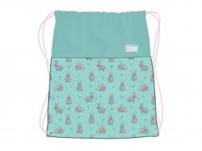 St.Right Grey Rabbits tornazsák, sportzsák 43x34cm