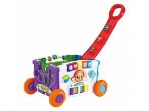 VTech válogató és tanuló bébi húzós kocsi, holland