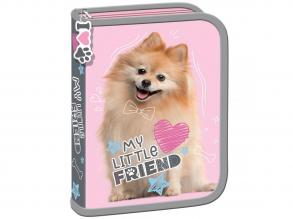 My Little Friend kutyás kihajtható tolltartó 20,5x13,5x3,5cm