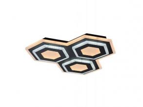 Rábalux , 71115 , Bitsi , Mennyezeti lámpa , fekete , IP20 , 3000+6000K , 72W