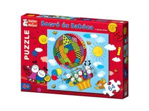 Bogyó és Babóca Léghajó 64 db-os puzzle
