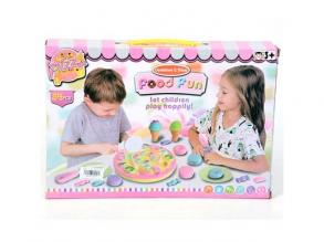 Pizzázó készlet kiegészítőkkel és gyurma fagyival 24db-os