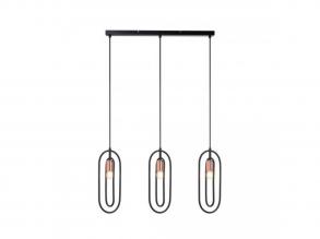 Rábalux , 72264 , Rovier , Függeszték , matt fekete , IP20 , E27K