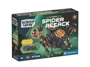 Science & Play: Támadó robot pók játékszett - Clementoni