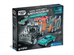 Science & Play: Mechanikai műhely - Szállító kamion építőkészlet - Clementoni
