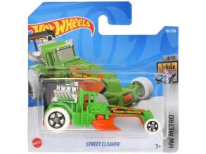 Hot Wheels: Street Cleaver zöld kisautó 1/64 - Mattel