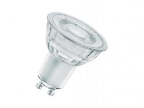 LEDVANCE , LED REFLECTOR PAR16 S , LED égő , GU10 , 4.7 W , 4000 K , Hideg fehér , Dimmelhető , IP20 , Átlátszó