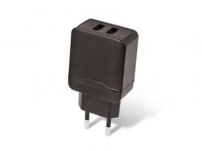 Maxlife TF-0013 Maxlife 2.1A 2xUSB fekete hálózati töltő