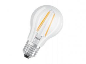 LEDVANCE , LED CLASSIC A DIM CRI 90 S , LED égő , E27 , 5.8 W , 4000 K , Hideg fehér , Dimmelhető , IP20 , Átlátszó