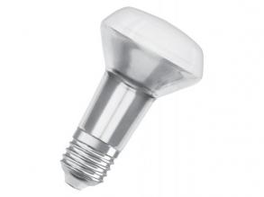 LEDVANCE , LED R63 S , LED égő , E27 , 4.8 W , 2700 K , Meleg fehér , Dimmelhető , IP20 , Átlátszó