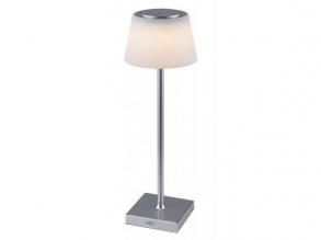LED lámpatest , asztali , 4 Watt , USB , érintős , dimmelhető, CCT , IP44 , ezüst , Rábalux , Taena , 76013