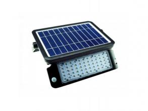 10W LED Solar Árvízvilágítás Fekete Test Természetes Fehér