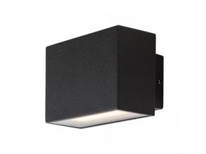 Rábalux , 77073 , Mataro , Kültéri fali lámpa , fekete , IP54 , 4000K , 7W