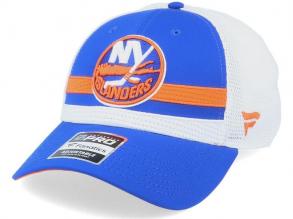 New York Islanders Authentic Pro Draft Structured Trucker Fanatics unisex baseball sapka kék
