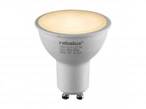 Rábalux , 79081 , SMD-LED , LED izzó , fehér , IP20 , GU10 , 3000K , 7W