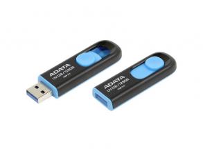 ADATA 64GB USB3.1 Fekete-Kék (AUV128-64G-RBE) Flash Drive
