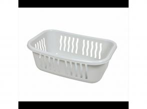 FLAIR 80114 56x38x21 cm világosszürke ruháskosár