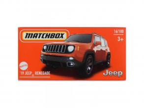 Matchbox: Papírdobozos 2019 Jeep Renegade kisautó 1/64 - Mattel
