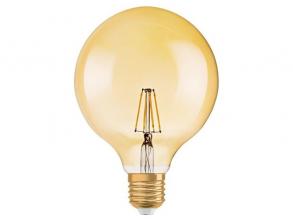 Ledvance Vintage átlátszó üveg búra/7W/725lm/2500K/E27 dimmelhető LED gömb izzó