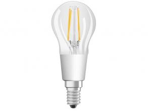 Ledvance Star+ GLOWdim átlátszó üveg búra/4,5W/470lm/2700K/E14 LED kisgömb izzó