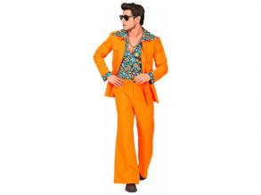 70-es évek disco stílus - narancssárga férfi jelmez