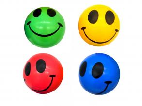 Smiley mintás gumilabda 23cm-es többféle színváltozatban