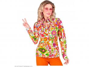 60 as évek blúz peace & paisley női jelmez