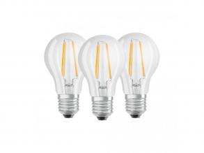 OSRAM LEDVANCE CL A 60 FIL x3 E27 7W 2700K 806lm