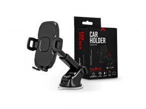 Maxlife TF-0072 univerzális műszerfalra/szélvédőre helyezhető fekete autós telefon tartó