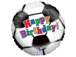46cm Soccer Ball Birthday fólia lufi