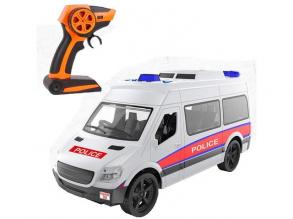 RC Rescue távirányítós rendőrségi kisbusz 2,4GHz 1/12