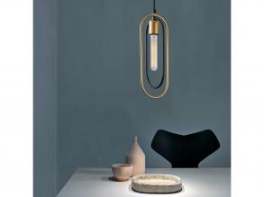 Opviq, 584TTM1192, Ipari fali lámpa, fekete és vintage, 17 x 25 cm, magasság 36 cm | Fém ház, E27 Socket Max 40W | Stílusos vilá