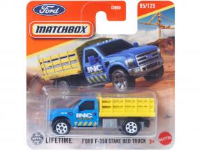Matchbox: Ford F-350 Stake Bed Truck kisautó 1/64 - Mattel
