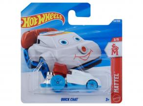 Hot Wheels: Quick Chat fehér kisautó 1/64 - Mattel