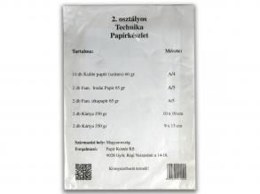 2.osztályos Technika papírkészlet 18db-os