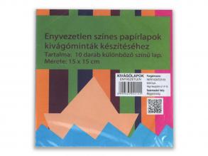 Enyvezetlen kivágólap szett 15x15cm 10db-os