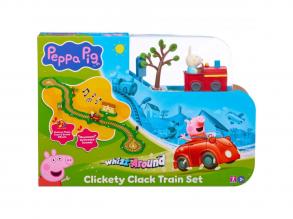 Peppa Malac Clickety Clack vonatszett