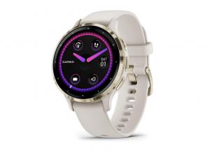 Garmin Venu 3S elefántcsont krémarany, szilikon szíjjal okosóra