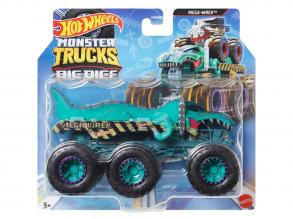 Hot Wheels Monster Trucks: Big Rigs hatkereku Mega Wrex vontató járgány 1:64 - Mattel