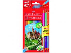 Faber-Castell: Bicolor színes ceruza 12+3db-os