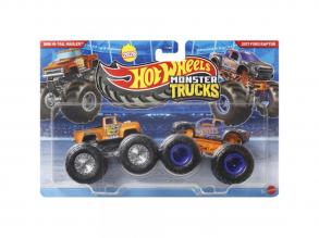 Hot Wheels Monster Trucks: 1956 Hi-Tail Hauler vs 2017 Ford Raptor kisautó 2db-os csomag 1/64 - Mattel
