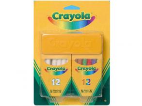 Pormentes Táblakréta Törlővel 2x12 darabos készlet - Crayola