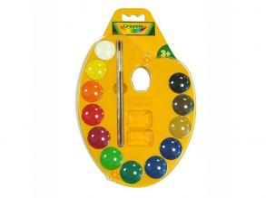 12 db vízfesték palettán - Crayola