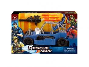 Rescue Team rendőrségi Buggy járgány figurával