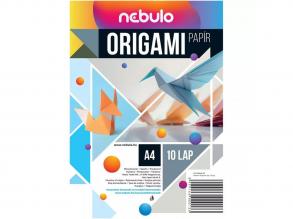Nebulo: Origami lapok A/4-es méretben 10db-os 80g