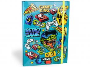 Nebulo: Füzetbox A/4-es méretben gamer mintával